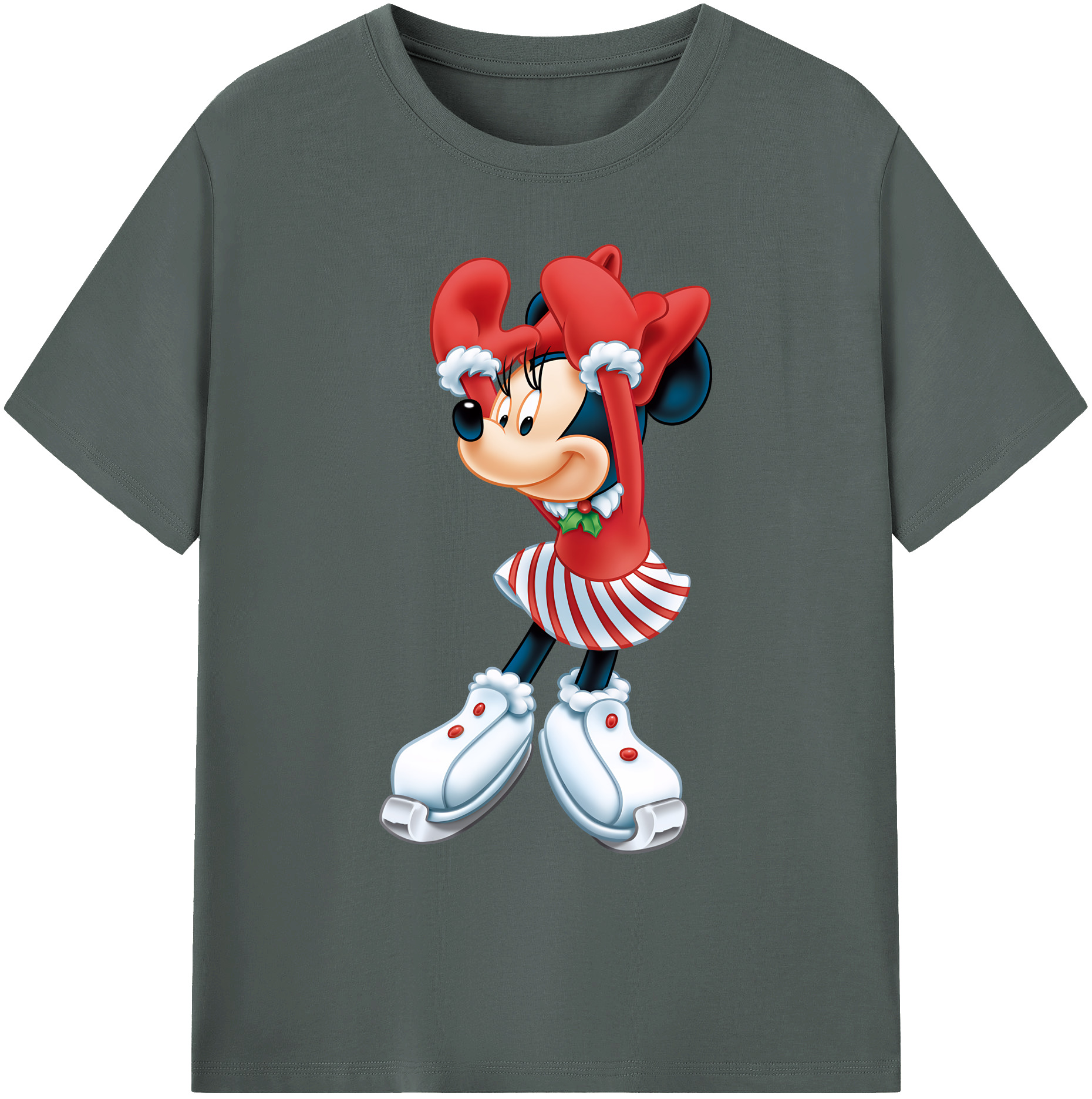 ミッキーマウス Mickey Mouse 綿100％ メンズ半袖Tシャツ｜肌触りやわらか＆通気性